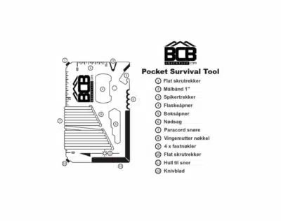 BCB Pocket Survival Tool | Arctic-Fritid.no