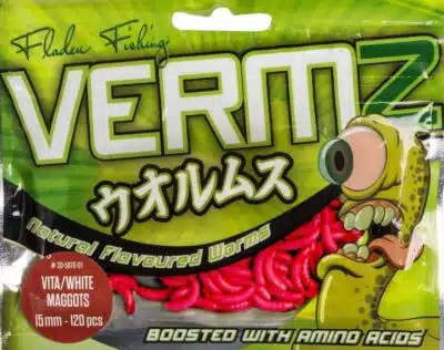 Fladen kunstig maggot - Rød | Arctic-Fritid.no