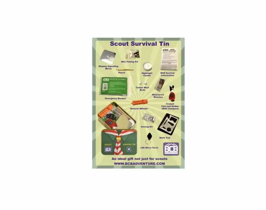 BCB Speiderens Survival Tin | Arctic-Fritid.no