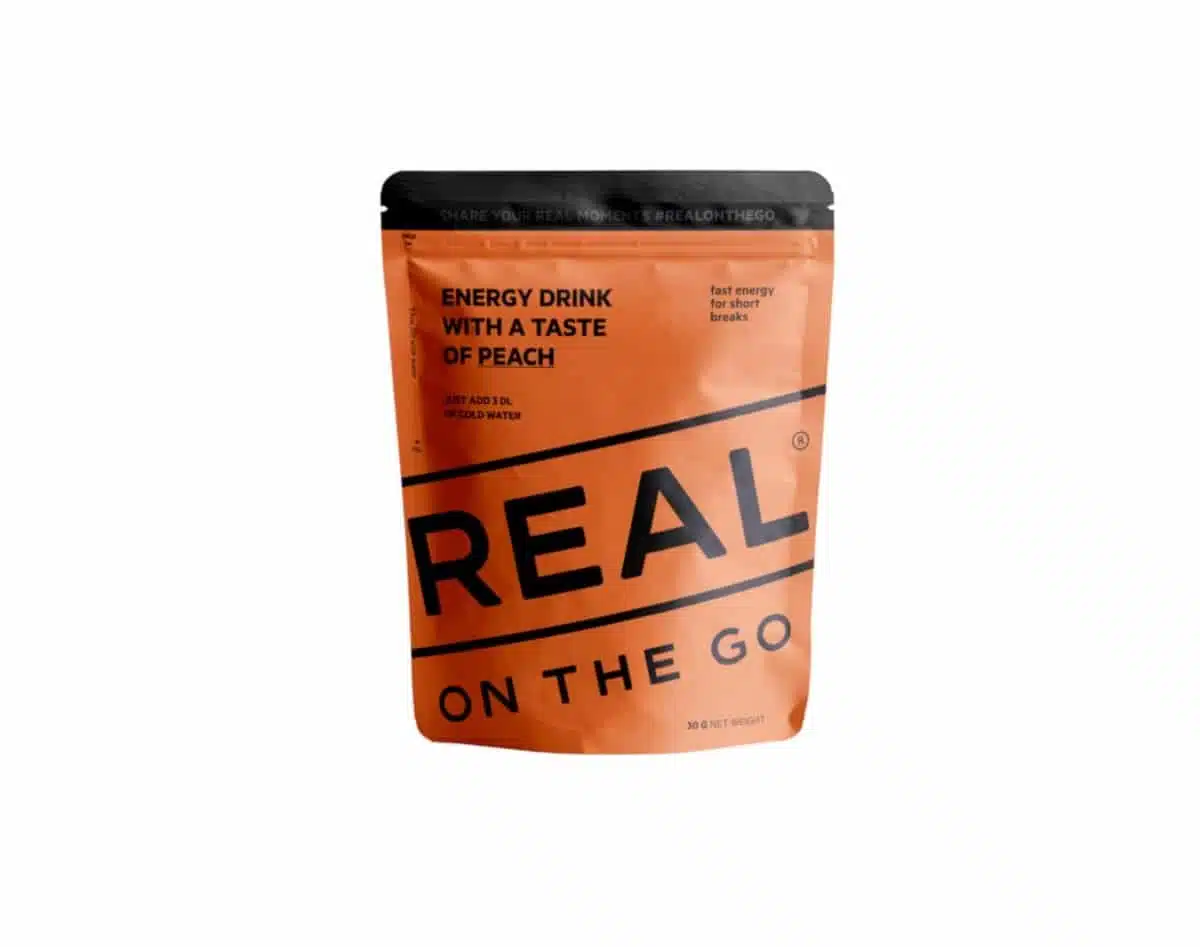 REAL OTG Energidrikk Fersken | Arctic-Fritid.no REAL OTG Energidrikk Fersken | Arctic-Fritid.no