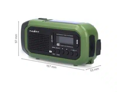 Nedis Nødradio DAB+/FM | Arctic-Fritid.no