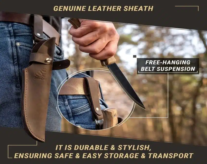 BeaverCraft Bushcraft Kniv - BSH3 | Arctic-Fritid.no