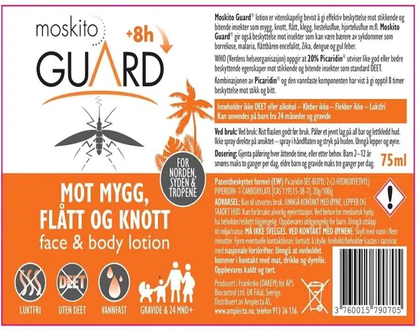 Moskito Guard Mygg- og Flåttmiddel | Arctic-Fritid.no