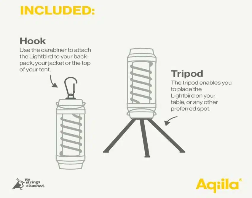 Aqiila Lightbird G1 Campinglykt | Arctic-Fritid.no