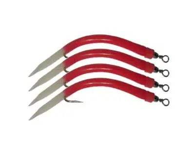 Wiggler Gummimakk Rød - 4pk | Arctic-Fritid.no