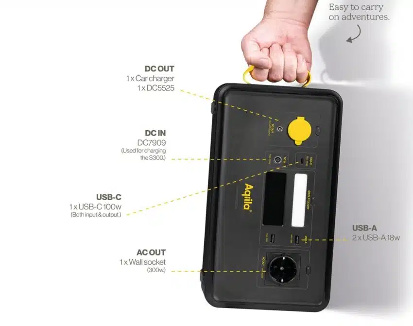 Aqiila Powerbird S300 Power Station | Arctic-Fritid.no