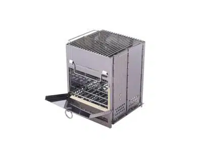 Portabel vedovn med grillrist | Arctic-Fritid.no